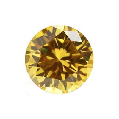 Фианит желтый круг от 1,0 мм до 3,0 мм(Упаковка 100 шт)